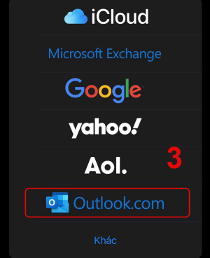 HƯỚNG DẪN CÀI ĐẶT EMAIL TRÊN ĐIỆN THOẠI IOS